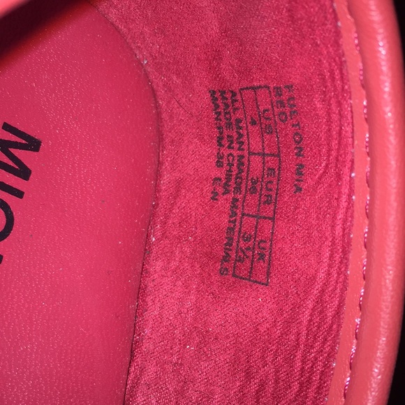 Michael Kory red loafers/ flats - Picture 5 of 5